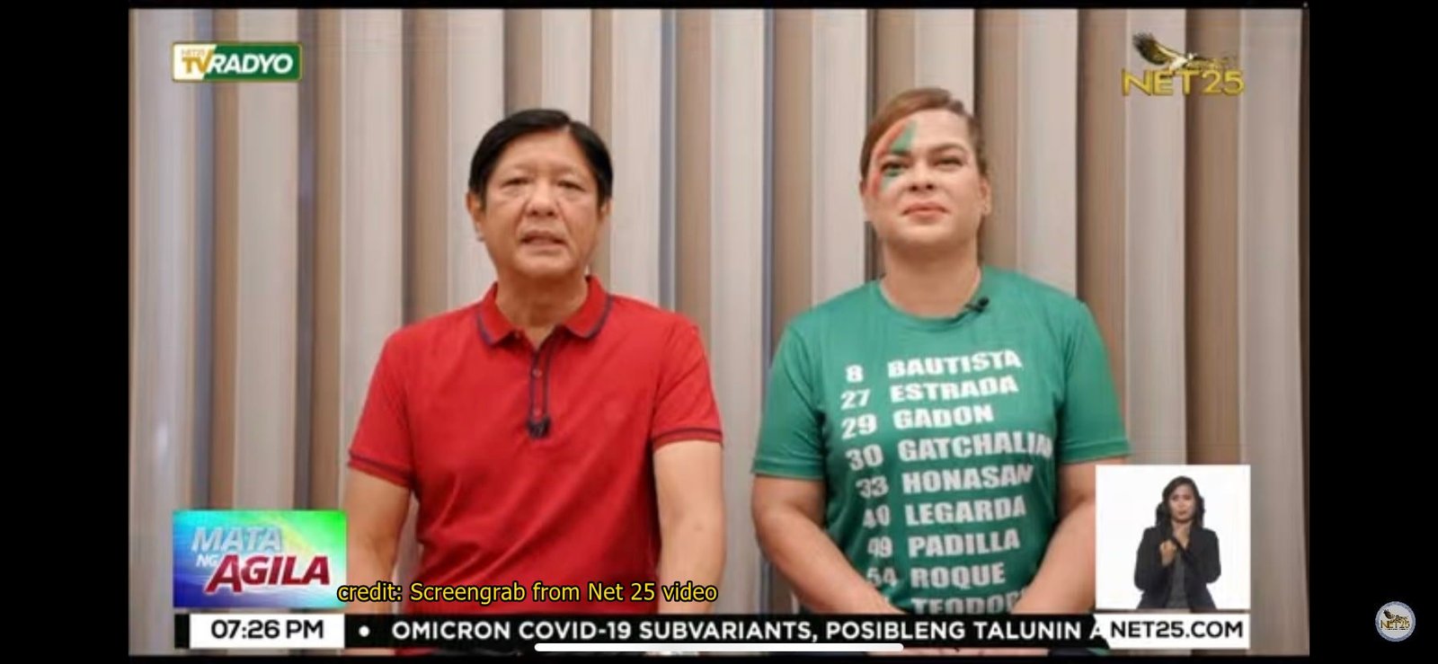 Desisyon 2022 | BBM-Sara Tandem, Gin-endorso Sang Iglesia Ni Cristo ...