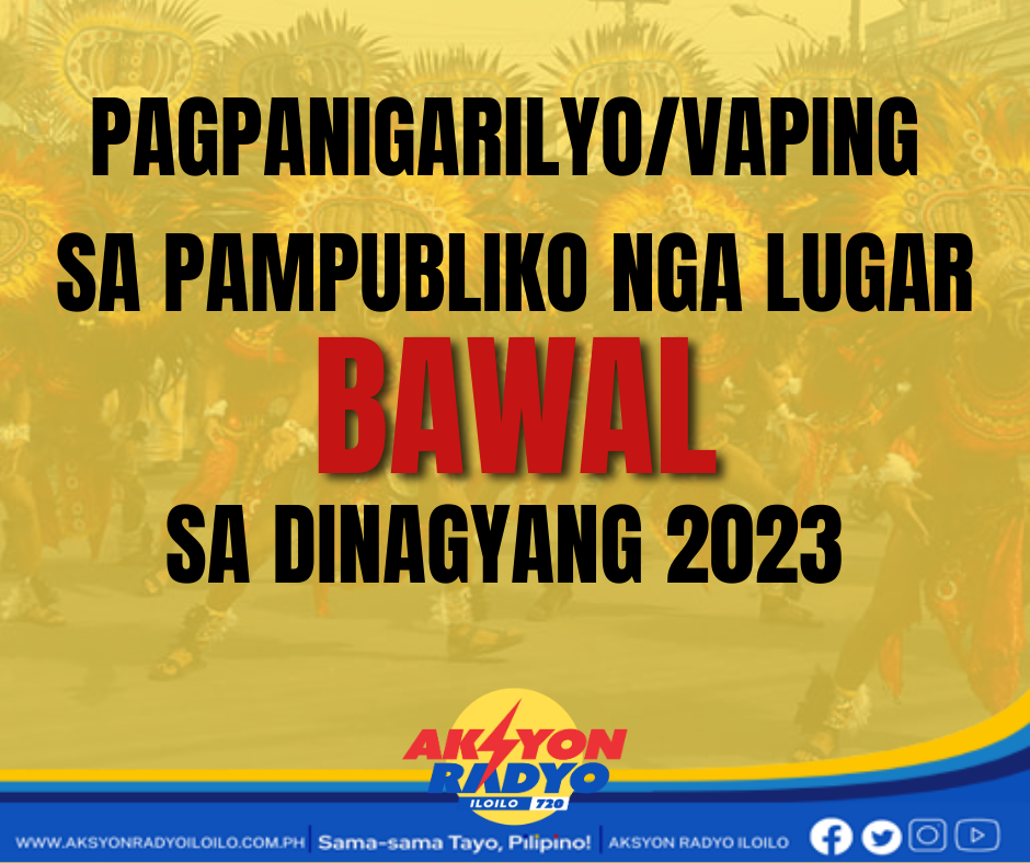 Iloilo City Anti-Smoking Task Force ma-operate sa Dinagyang 2023