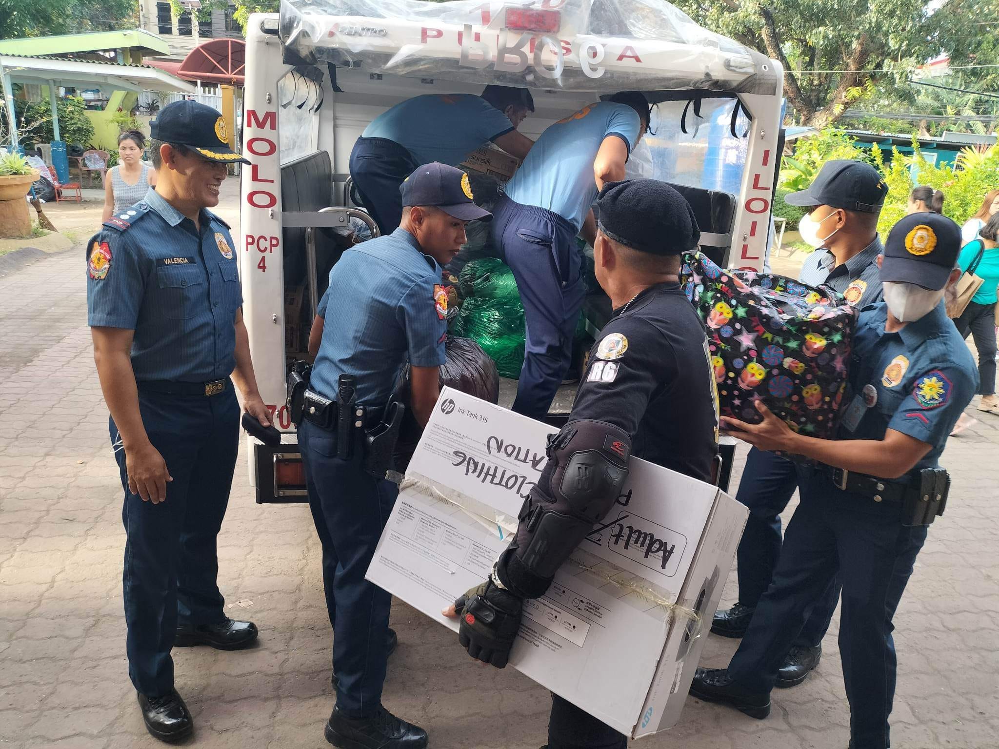 ICPO naghatag sang bulig sa mga nasunugan sa Molo