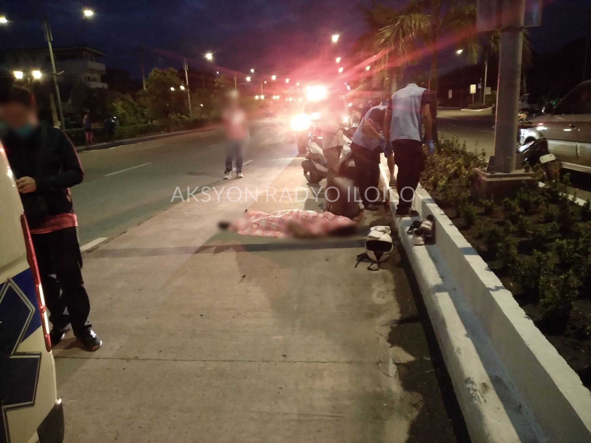 Driver sang motosiklo patay sang na-aksidente sa  Jaro