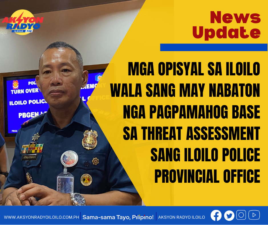 ‘Wala sang pamahog’ —IPPO Director PCOL Ronaldo Palomo sa mga local chief executives sa probinsya