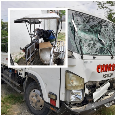 Mag-asawa nga nagabaligya sang isda patay sang nabungguan sang elf truck sa Miagao