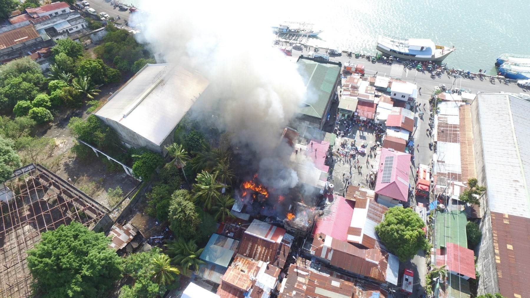 12 ka mga balay nasunog sa Muelle Loney, City Proper