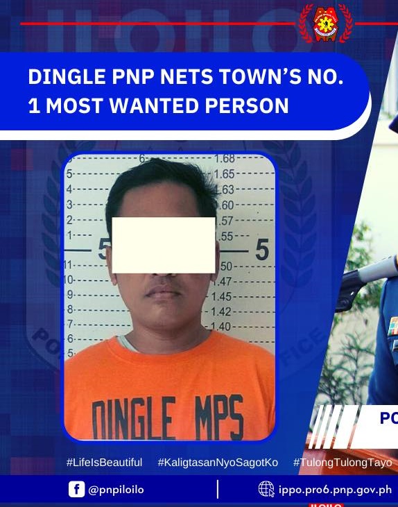 Top 1 most wanted person sa Dingle nadakpan sa IPPO