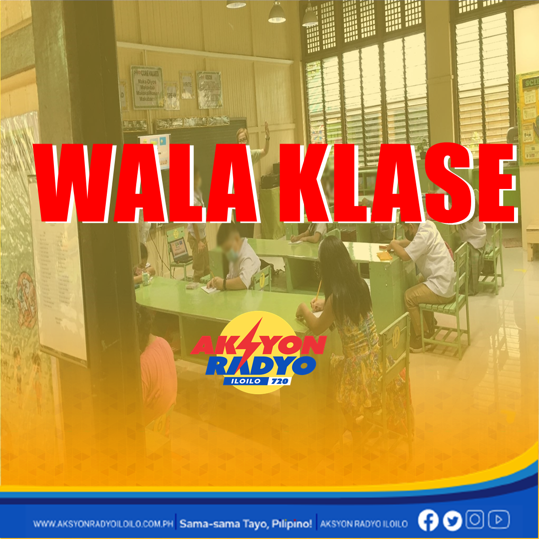 Face-to-face classes halin pre-school tubtob senior high school sa Iloilo City gin-suspend ni Mayor Jerry Treñas subong nga adlaw tungod sang sige-sige nga ulan