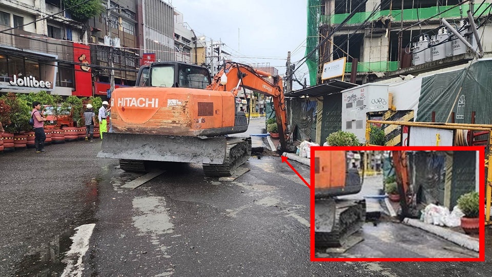 Portion sang Iznart kag Arroyo streets, City Proper ginpasiraduhan tungod nag-usmod