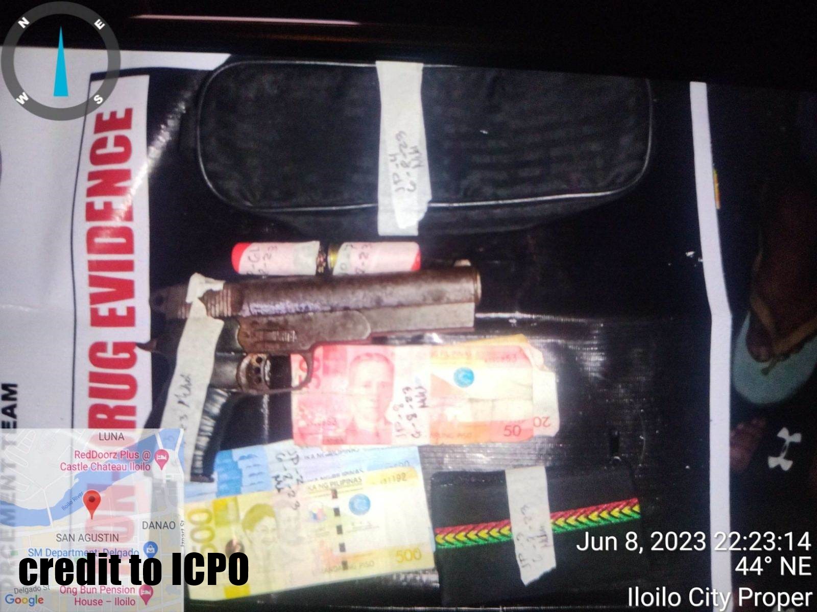 Masobra P13K nga balor sang suspected shabu, pusil na-recover sa drug buy bust operation sa City Proper