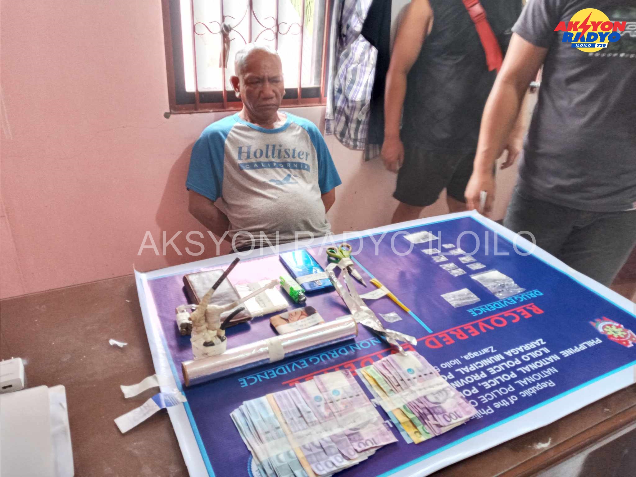 Punong Barangay sang Inagdangan Centro, Zarraga dakup sa drug buy bust operation sa sulod sang barangay hall