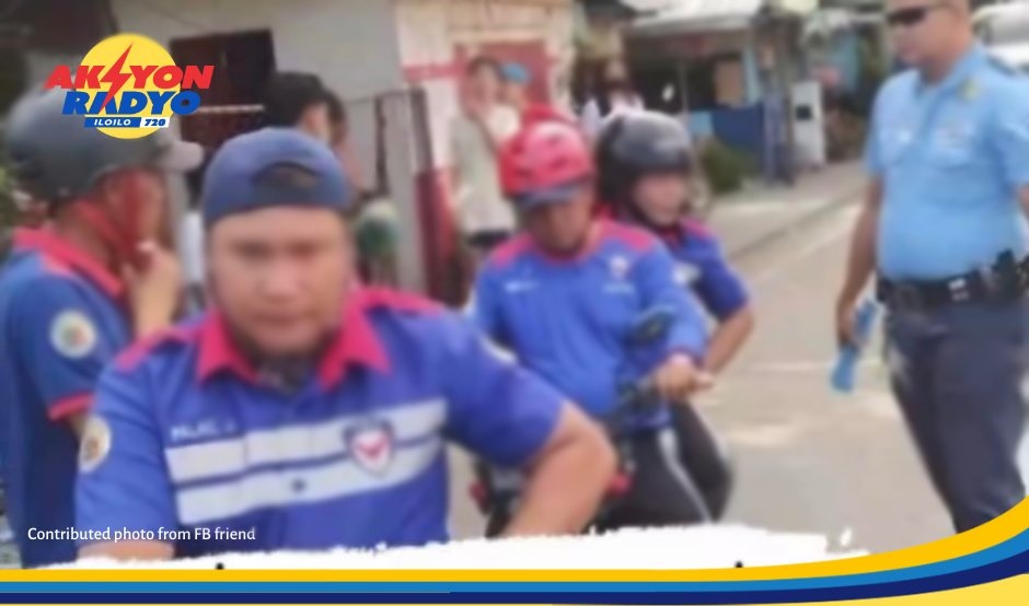 2 ka PSTMO traffic aides gindakup sang LTO enforcer tungod wala nagasuksok sang standard helmet; Motorsiklo sang isa ka traffic aide indi rehistrado