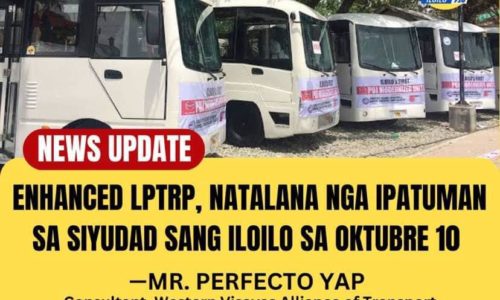 Enhanced LPTRP sang Iloilo City ipatuman sa Oktubre 19