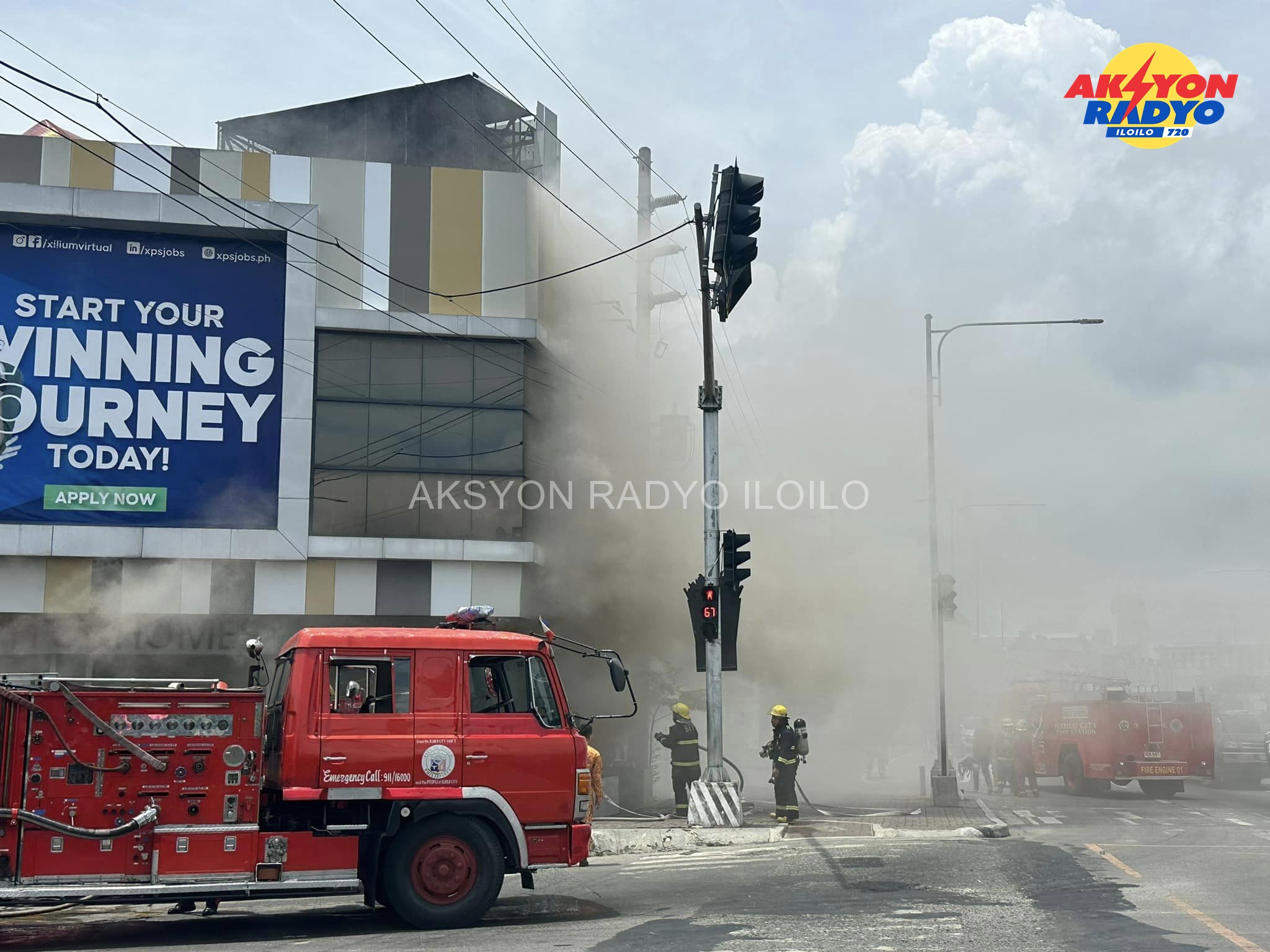 Baligyaan sang chandeliers sa San Rafael, Mandurriao nasunog