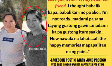 “I lost my sister/best friend” — utod sang Ilongga OFW nga napatay sa pag-atake sang Hamas sa southern Israel