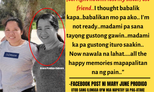 “I lost my sister/best friend” — utod sang Ilongga OFW nga napatay sa pag-atake sang Hamas sa southern Israel
