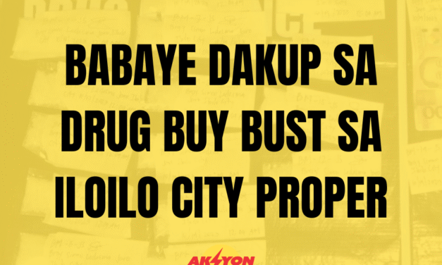 30-anyos nga babaye dakup sa drug buy bust sa Iloilo City Proper