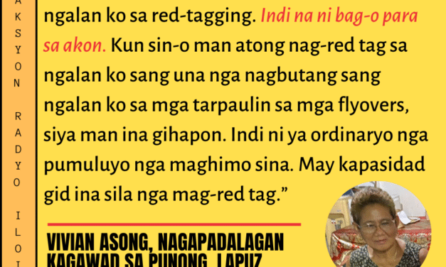 “Wala kami ya involvement sa CPP-NPA” —kandidato sa pagka-barangay kagawad sa Punong, Lapuz