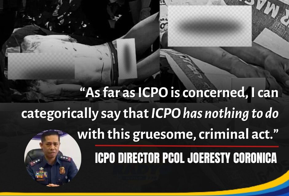 ICPO wala sang kahilabtanan sa natabo kay Kristopher Cabalquinto, ang bangkay nga wala sang ulo kag magtimbang nga butkon