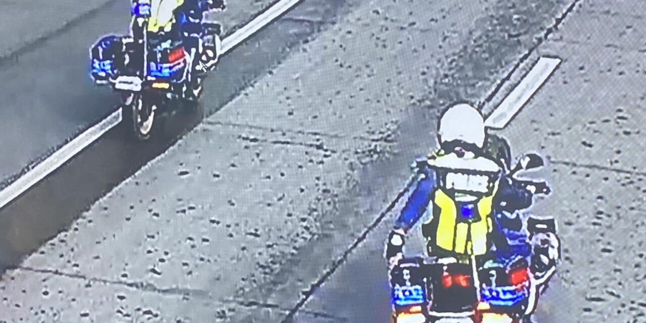 Van nga gin-escortan ang duha ka pulis nga gulpi  nagpadulog sa mga nagalabay sa traffic lights sa San Rafael, Mandurriao, wala sakay nga VIP