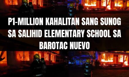 Sunog sa Salihid Elem. School sa Barotac Nuevo nagbilin sang P1-million nga kahalitan