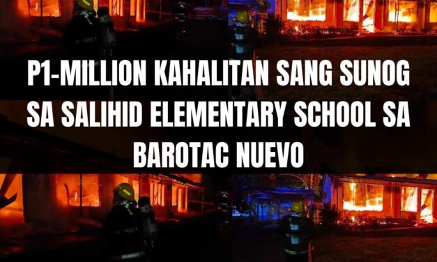 Sunog sa Salihid Elem. School sa Barotac Nuevo nagbilin sang P1-million nga kahalitan