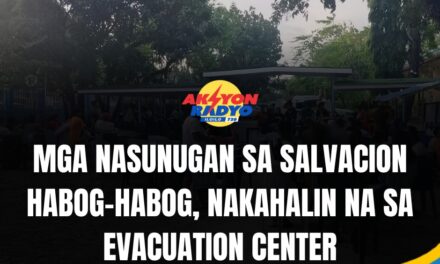 Mga nasunugan sa Salvacion Habog-Habog, Molo nakahalin na sa evacuation center