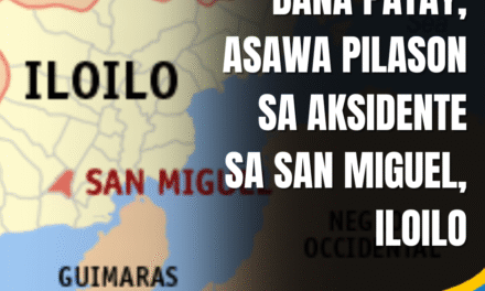 Bana patay, asawa pilason sa aksidente sa San Miguel, Iloilo