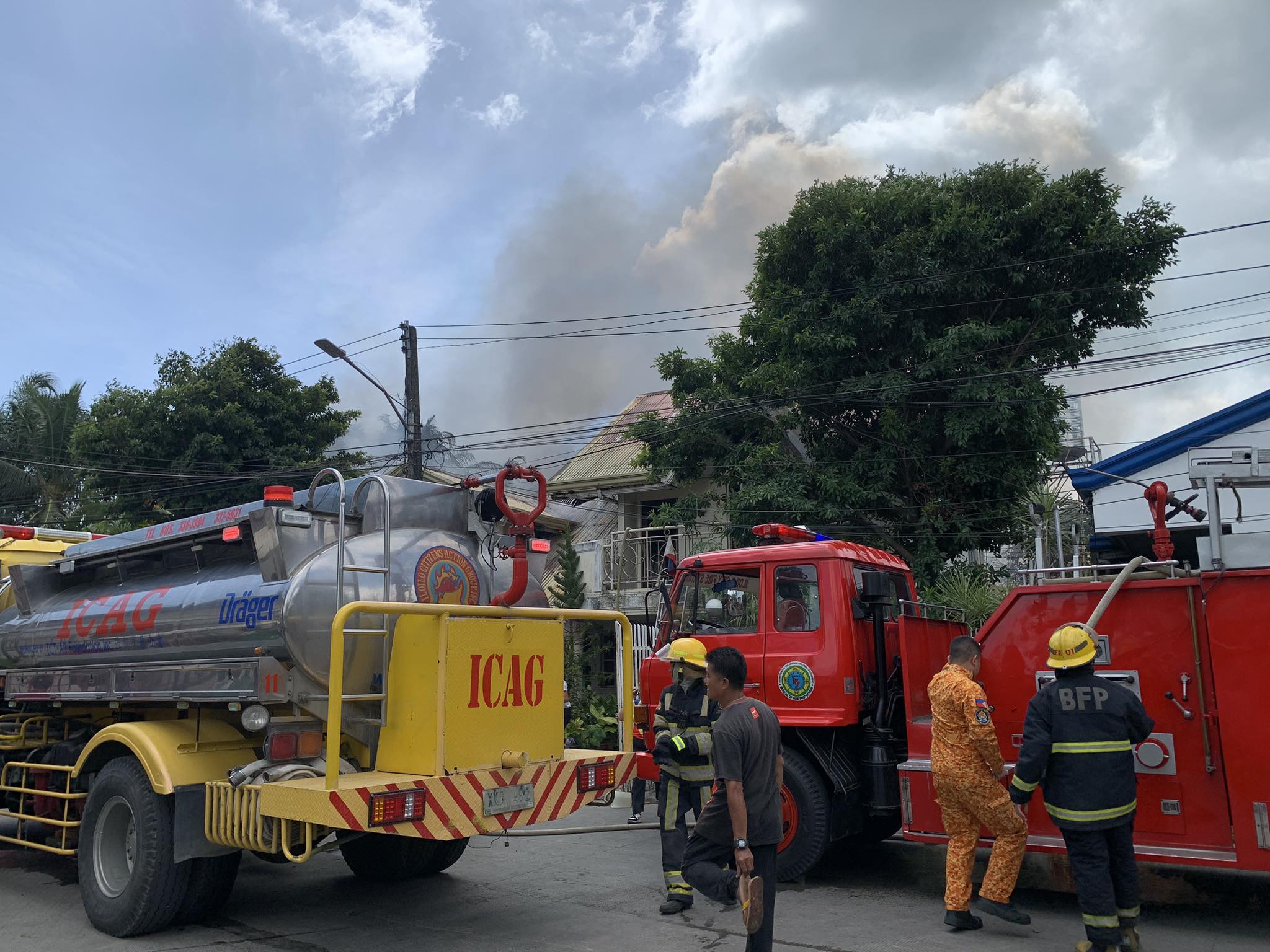 6 ka balay nasunog sa Villa Carolina, Arevalo