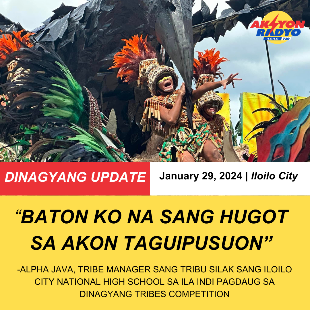 “Baton ko na sang hugot sa akon taguipusuon” — Alpha Java, Tribe manager sang Tribu Silak sa indi nila pagdaug sa Dinagyang Tribes Competition