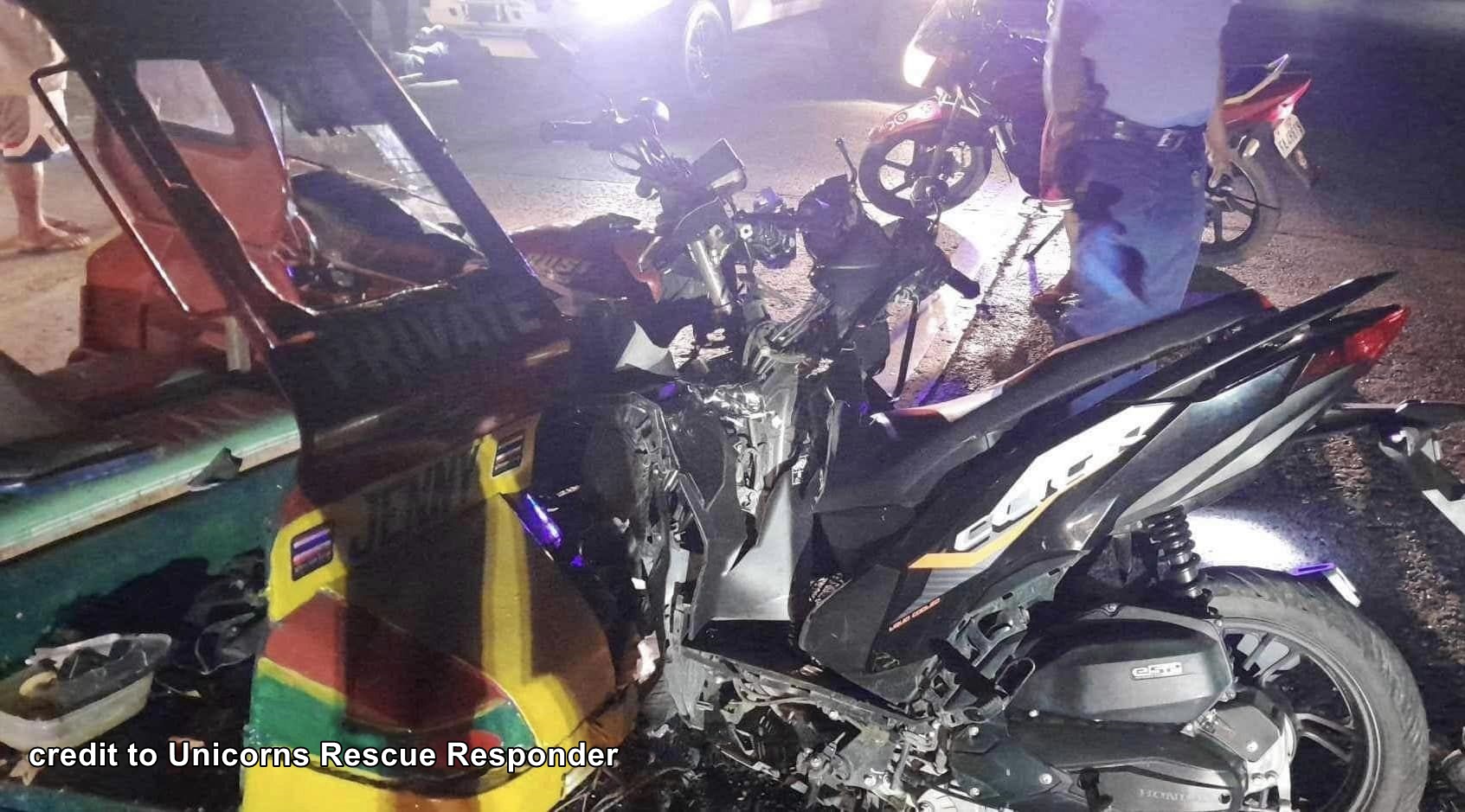 6 pilason sang nagbunggu-anay ang motorsiklo kag tricycle sa Arevalo