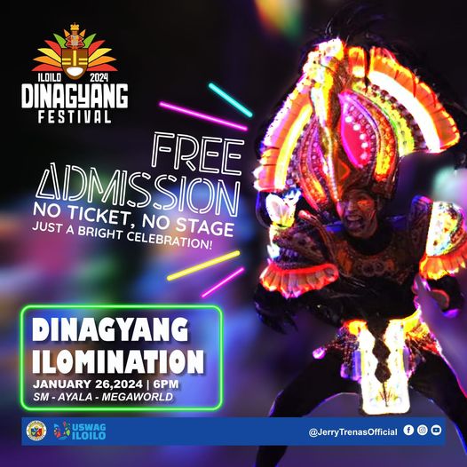 Dinagyang ILOmination sa Enero 26 libre nga malantaw sang tanan