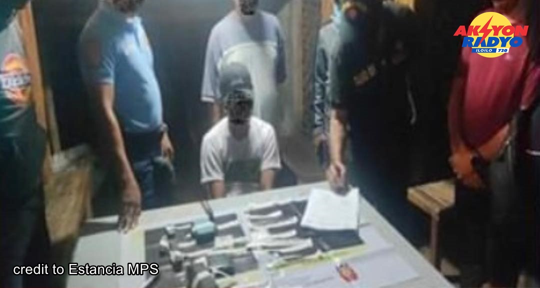 Lalaki nga naglabay sa checkpoint sa Estancia nakuhaan sang suspected shabu, balisong
