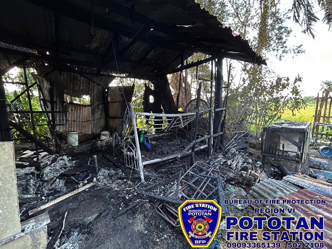 3 ka balay nasunog sa Pototan