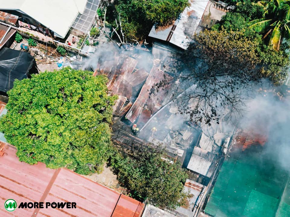 1 ka balay totally damaged, 2 partially damaged sa sunog sa Jaro