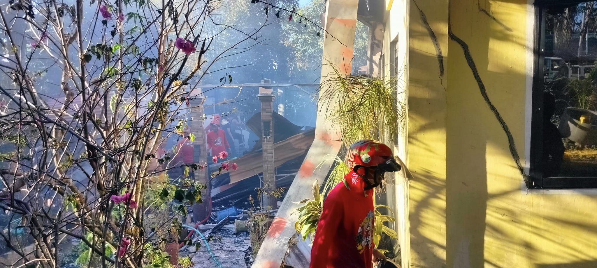 2 ka balay nasunog sa San Miguel, Iloilo