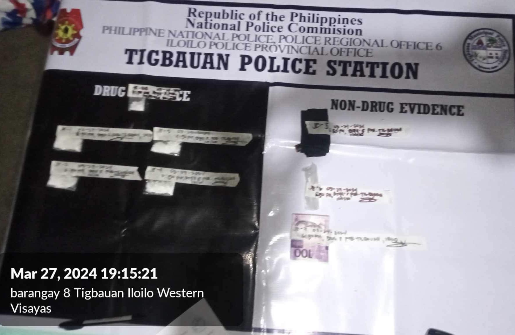 Anay preso dakup sa drug buy bust operation sa Tigbauan