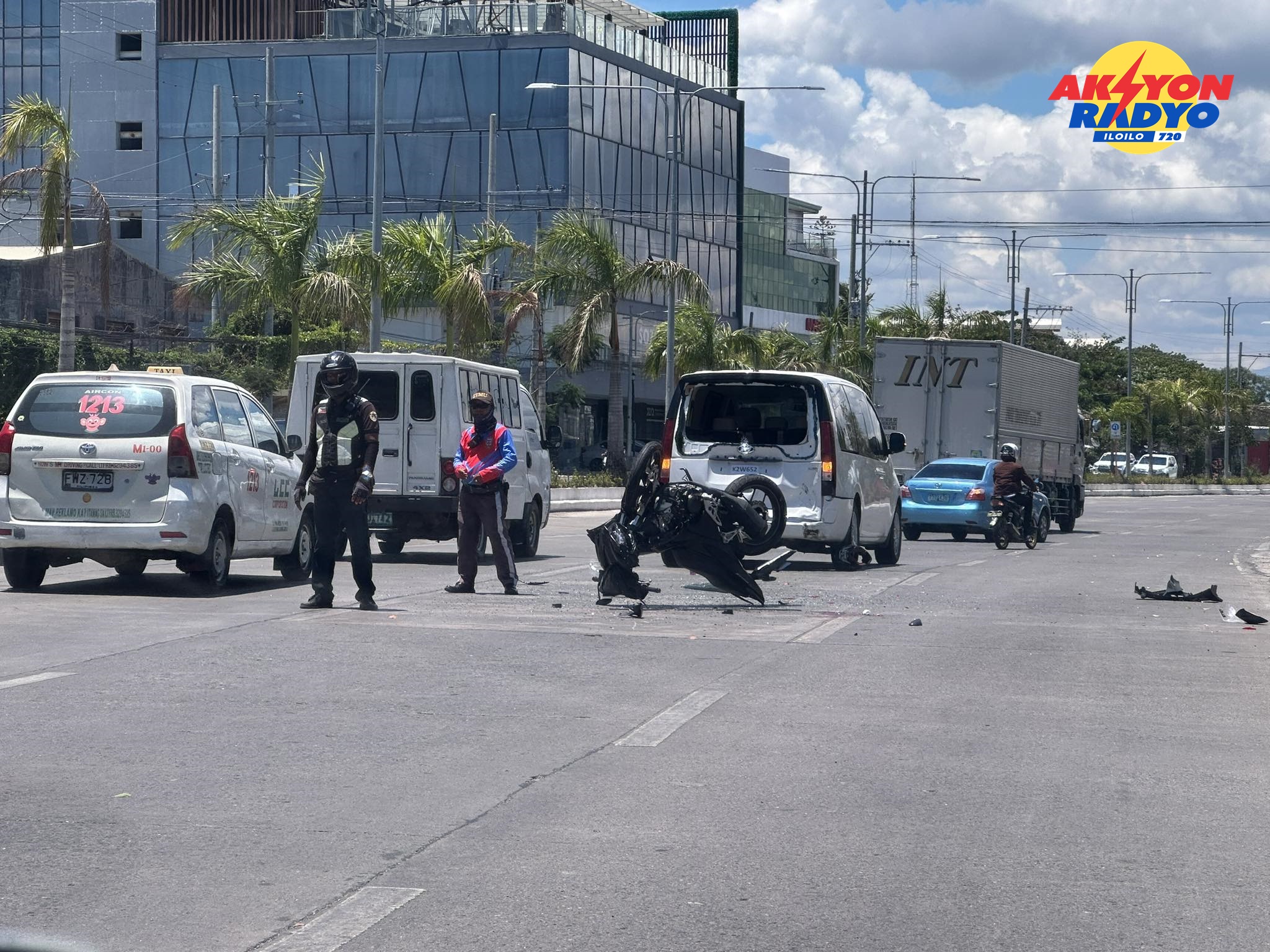 Driver sang motorsiklo pilason sang nakabunggo sa likod sang van sa Sambag, Jaro