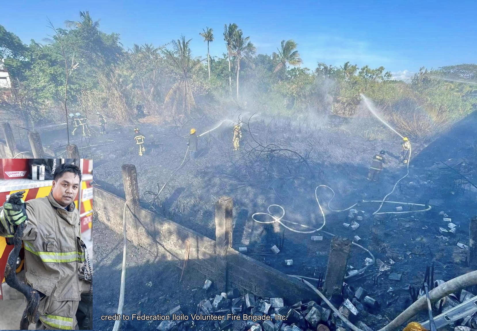 2 ka grassfire incidents nagluntad sa La Paz; Magkal lakip sa nasunog