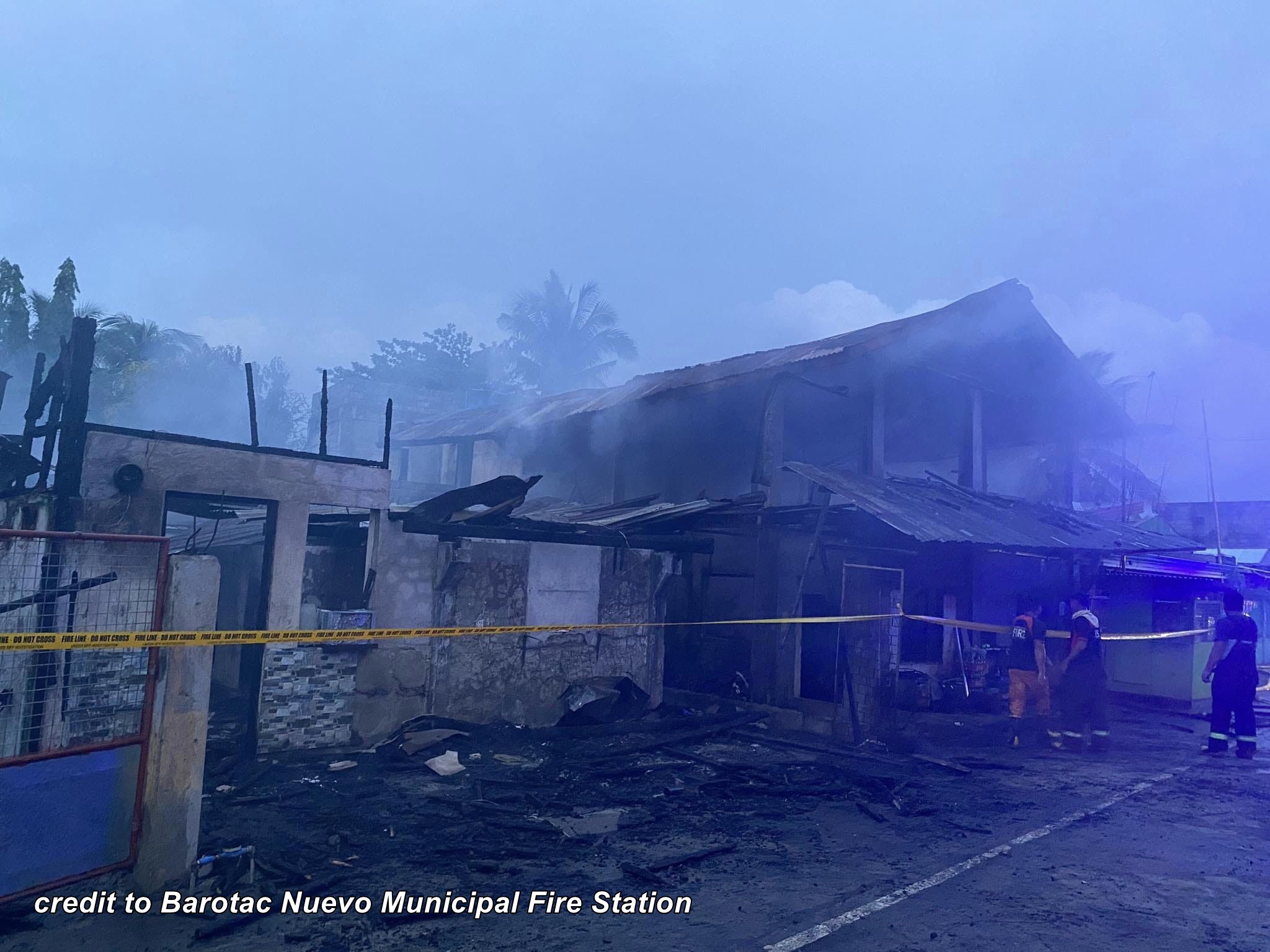 4 ka balay nasunog sa Barotac Nuevo