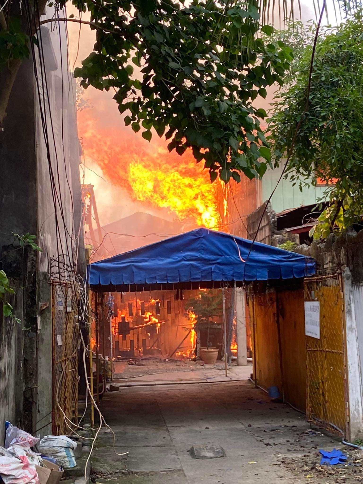 13 ka balay nasunog sa Ma. Cristina, Jaro