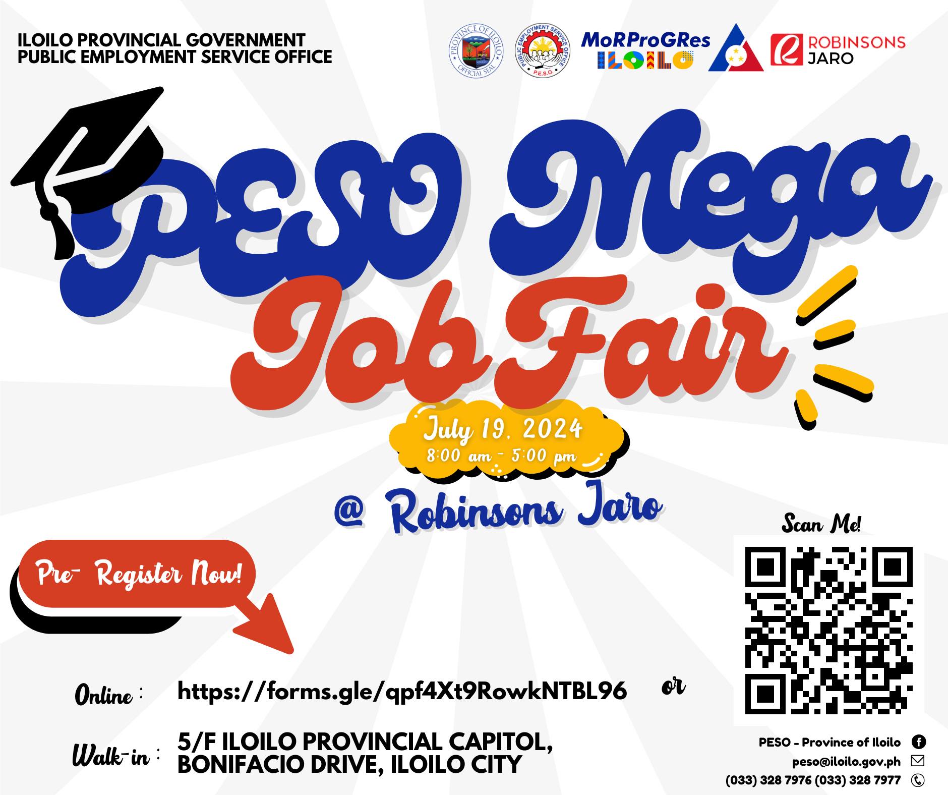 Masobra 7,000 ka trabaho nagahulat sa mga jobseekers sa PESO-Iloilo Mega Job Fair sa Hulyo 19