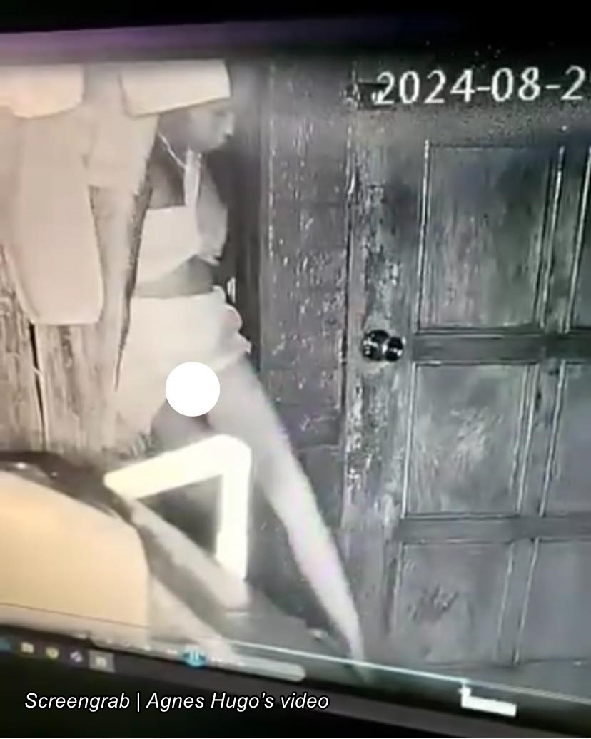 Cellphone, cash nakuha sang babaye nga nagsulod sa Jaro; Suspek na-capture sa CCTV