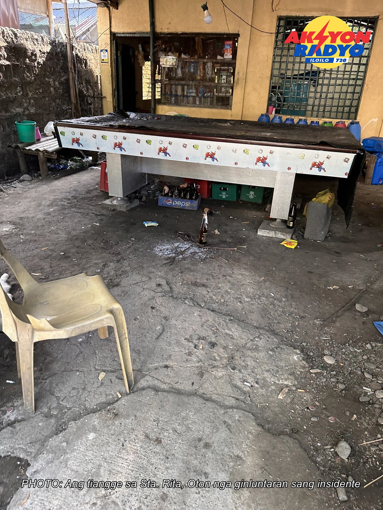 Pulis preso sang gintiro kag napatay ang iya abyan kag upod sa pag-inom sa Sta. Rita, Oton