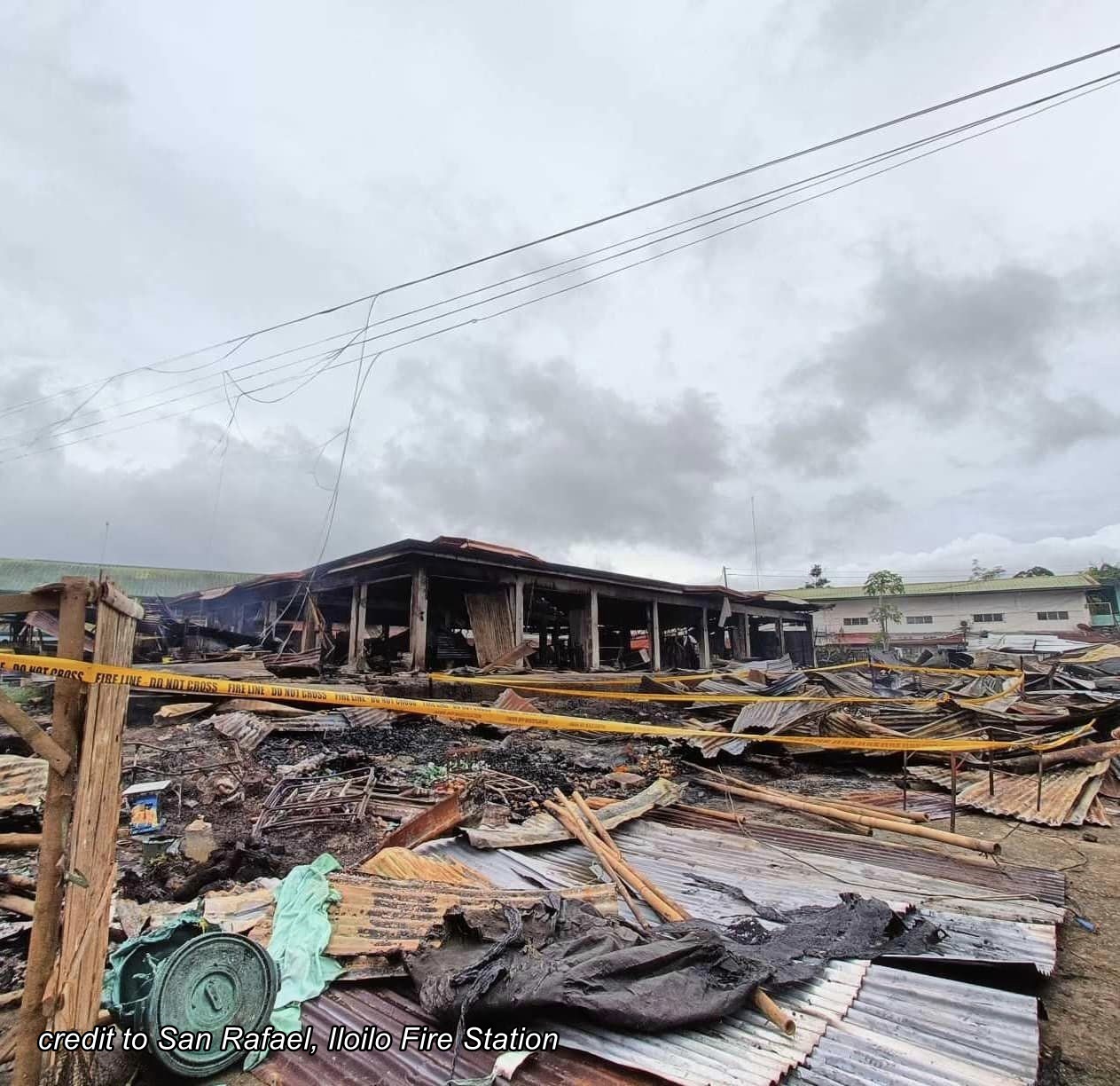 Masobra P9.2 million nga balor sang kahalitan ginbilin sang sunog sa merkado sa San Rafael, Iloilo