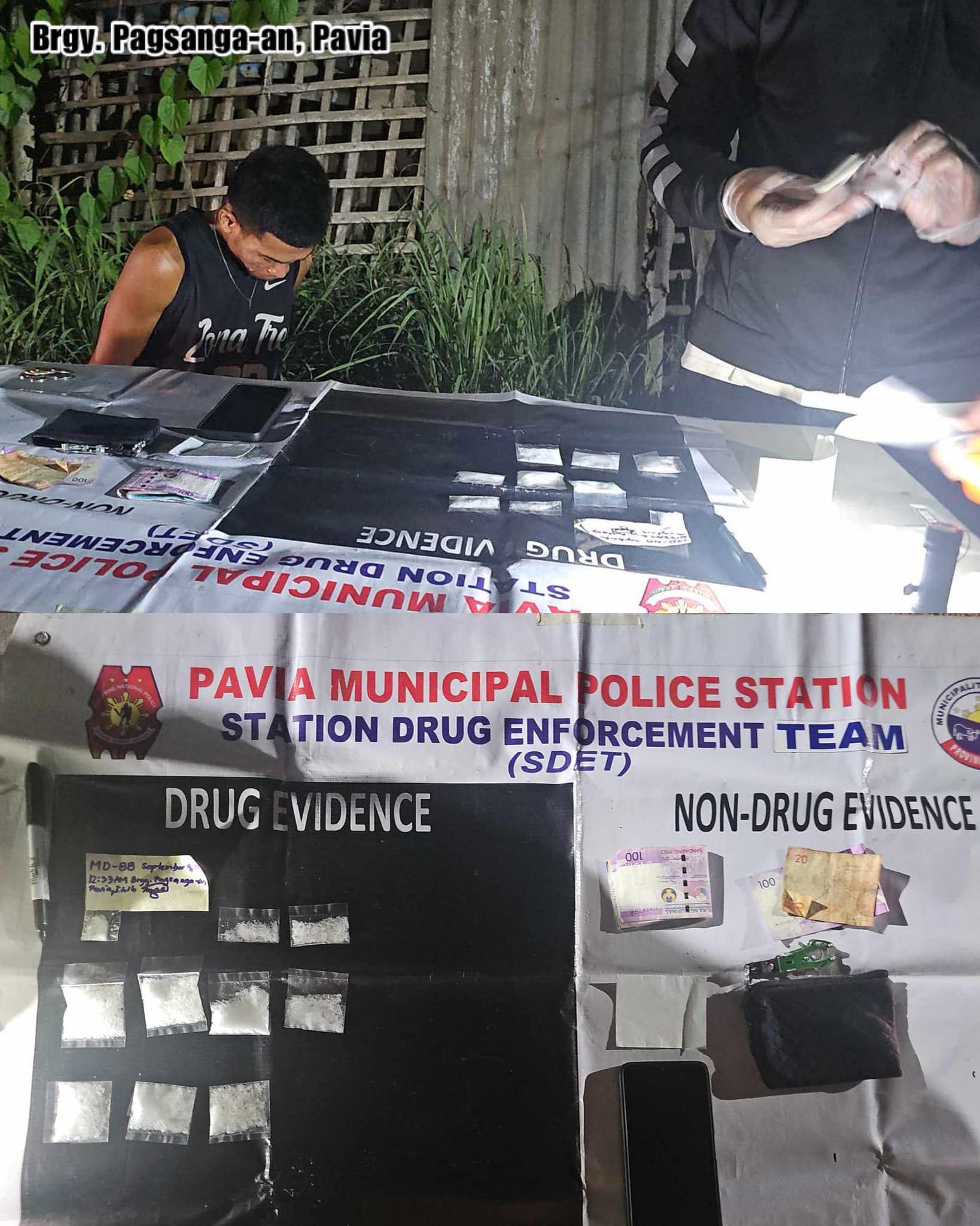 Malapit P1 million nga balor sang suspected shabu na-recover sa separado nga drug buy bust sa Pavia