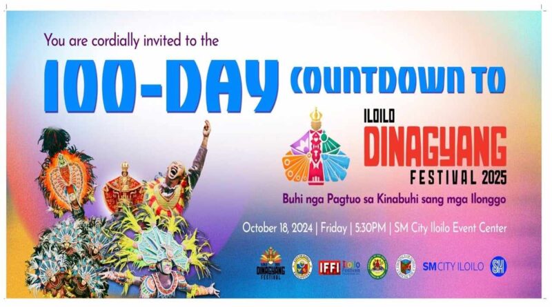 100-day Countdown sa Iloilo Dinagyang Festival 2025 hiwaton sa Oktubre 18