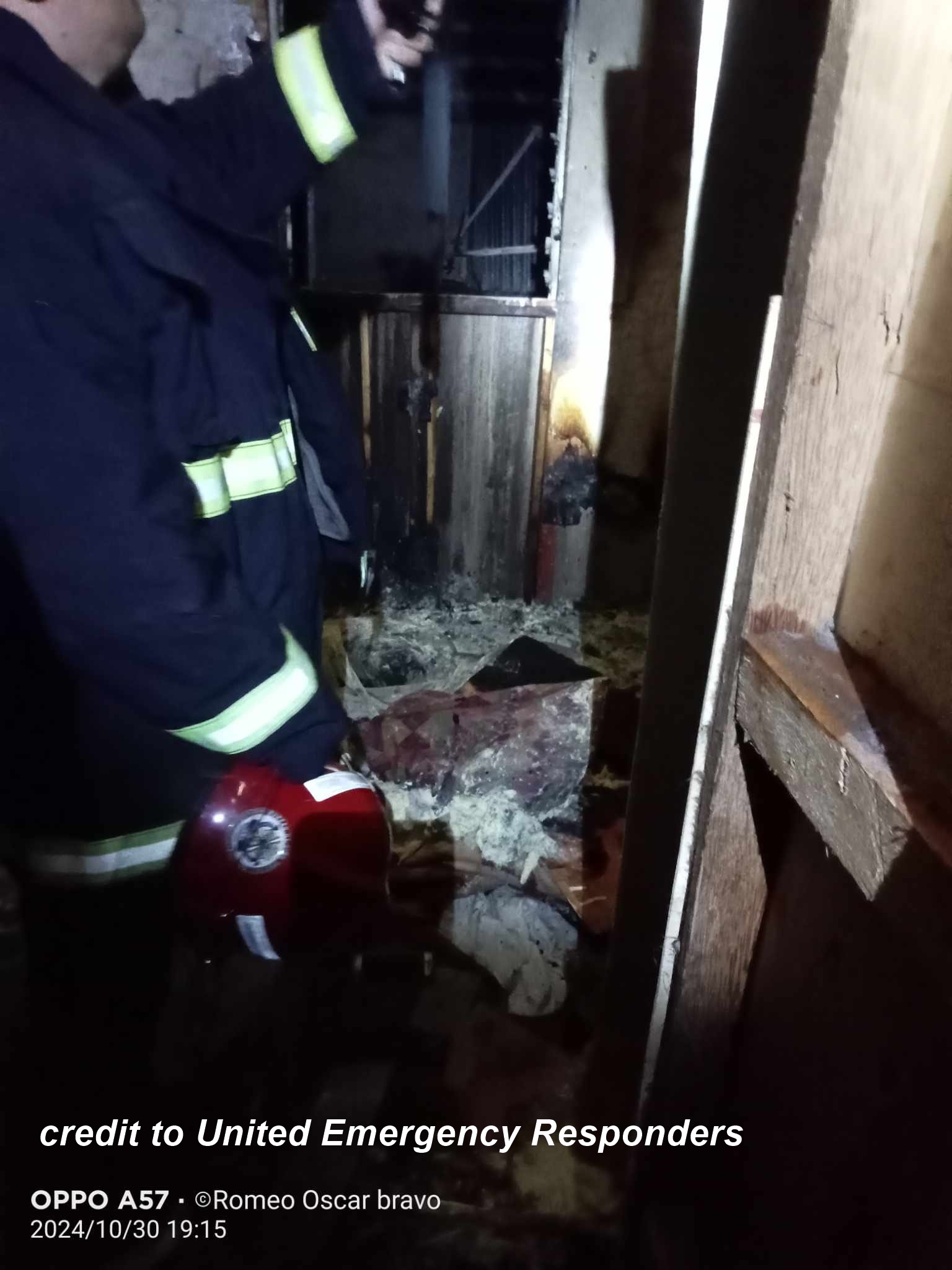 Balay partially-damaged sang nasunog sa San Juan, Molo