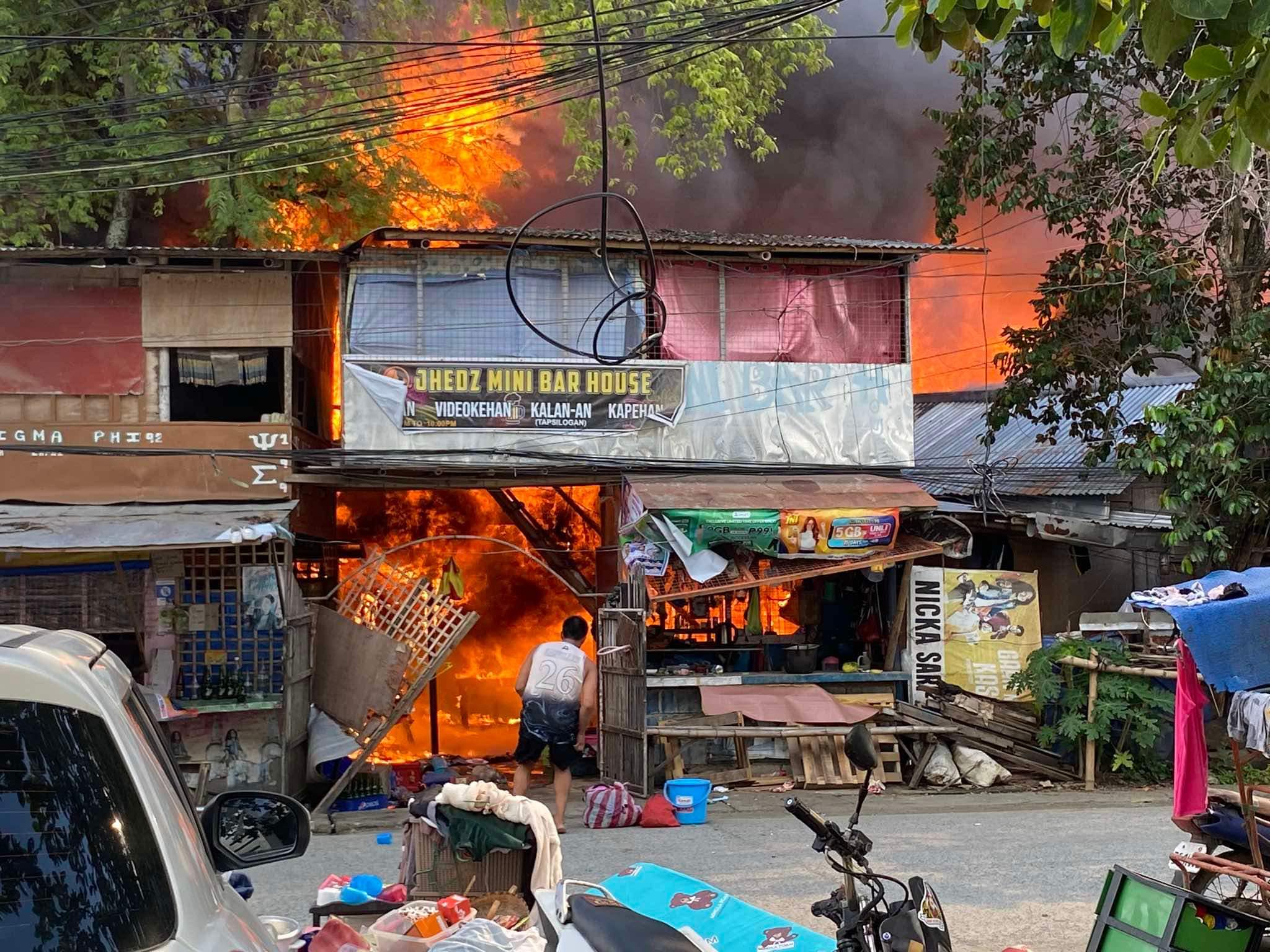 29 ka balay nasunog sa Magsaysay Village, La Paz
