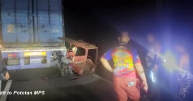 Driver sang tricycle patay sang nakabunggo sa truck sa Pototan