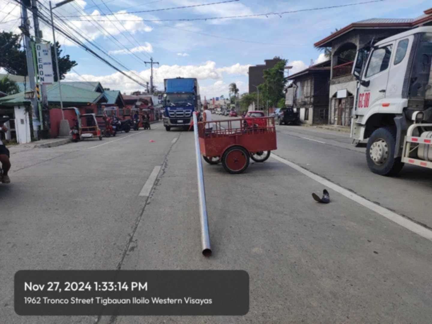 Driver sang motorsiklo patay sang nakabunggo sa angkar-angkar sa Tigbauan