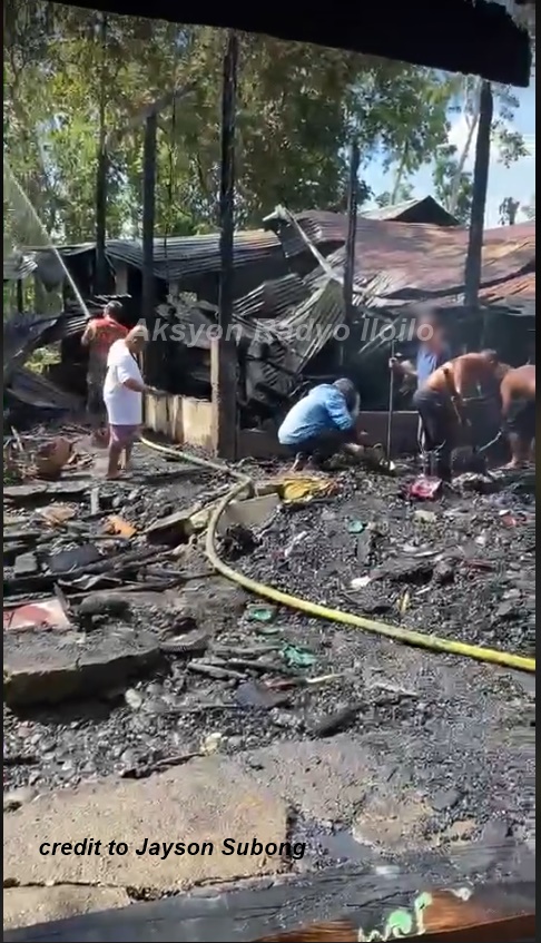 Balay, motorsiklo nasunog sa Burirao, Lambunao