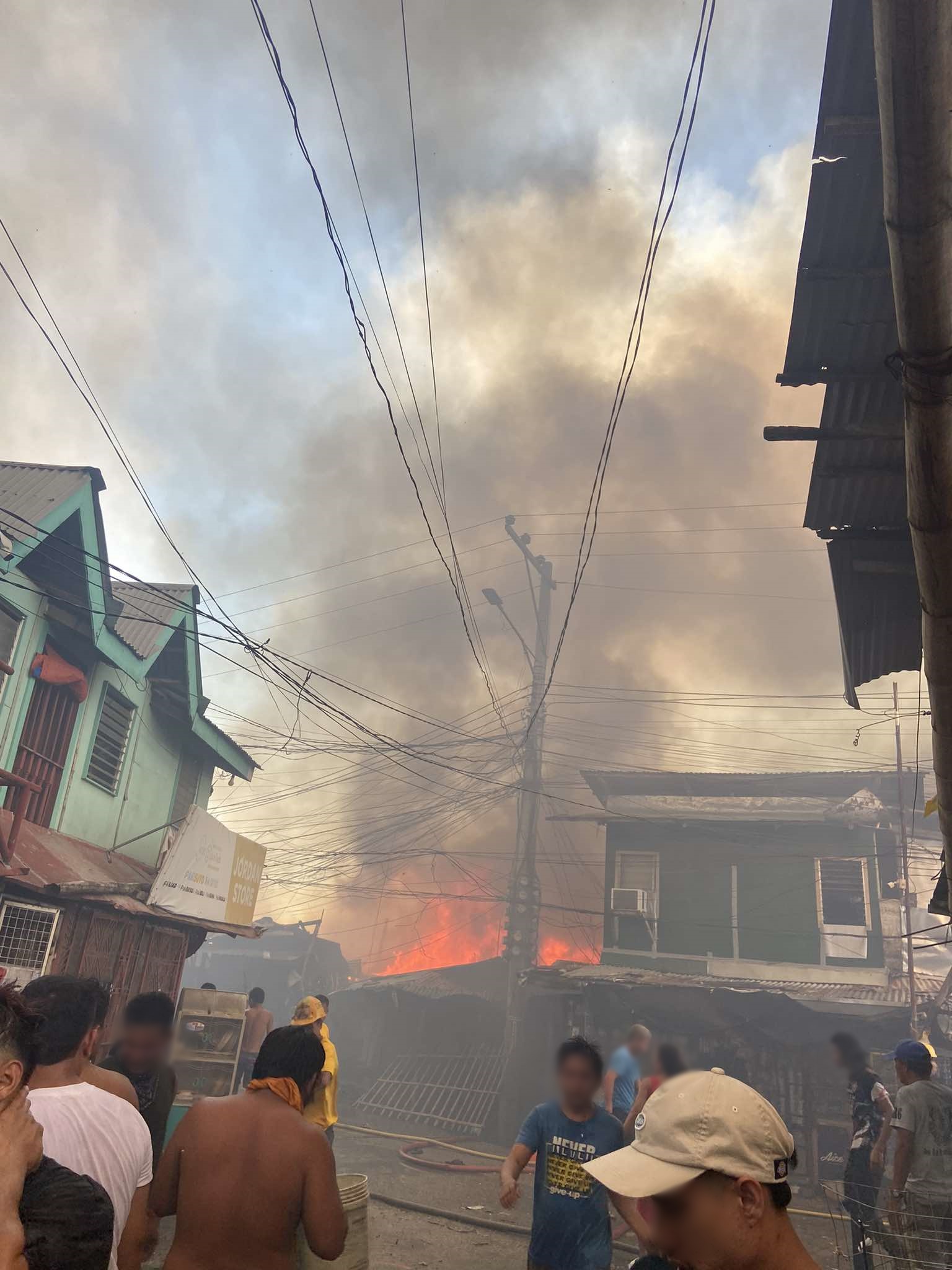 48 ka balay, mosque nasunog sa San Pedro, Molo